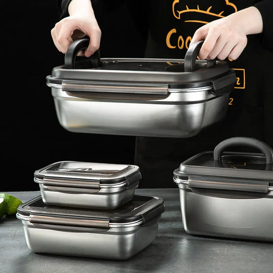 304 Stainless Steel Fresh-Keeping Box - WanderMart Co.