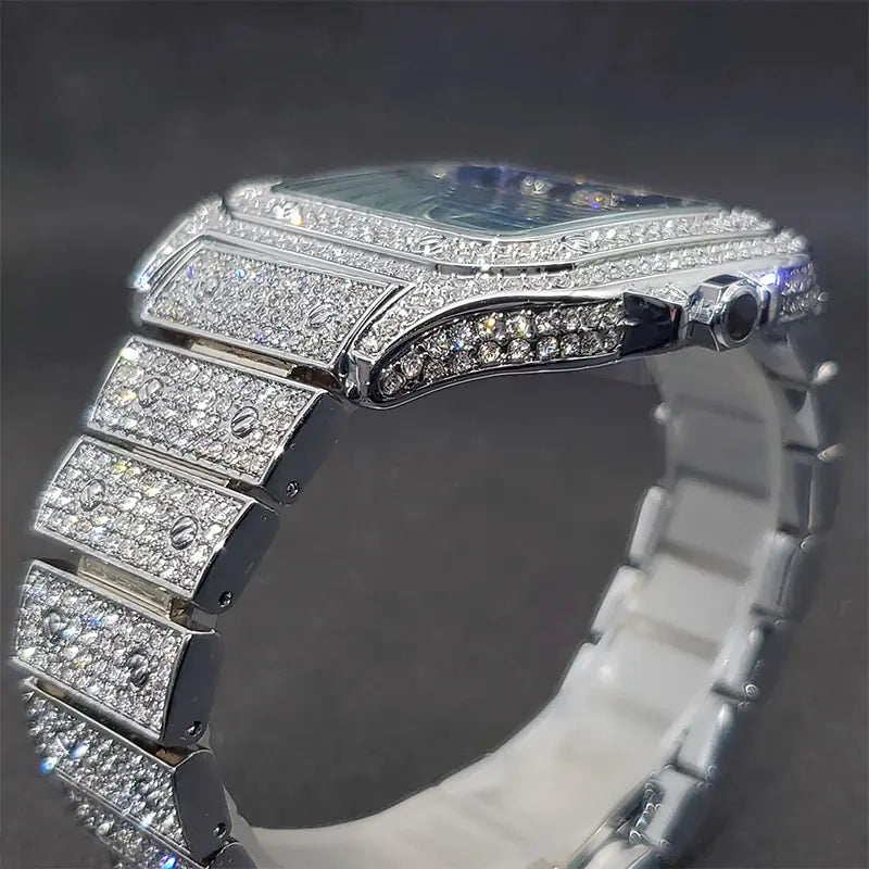 Ice Out Diamond Square Watch - WanderMart Co.