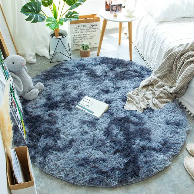 2023 New Warm Thick Round Rug Carpets - WanderMart Co.