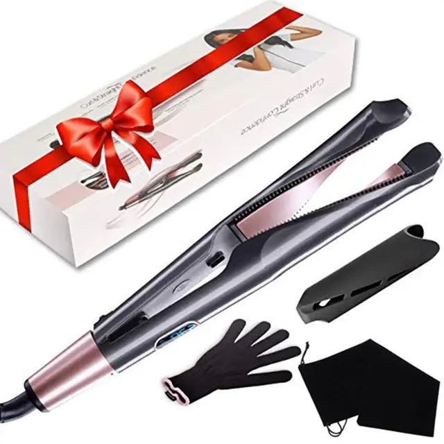 Hair Straightener and Curler - WanderMart Co.