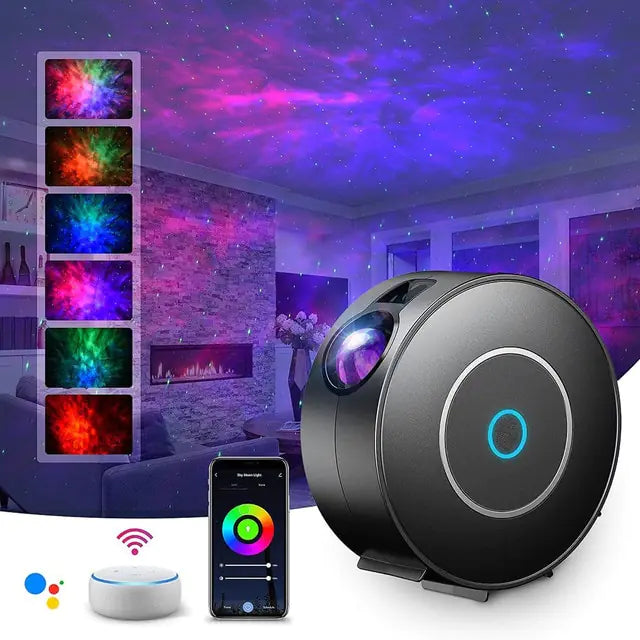 Smart Galaxy Projector: Colorful Starry Sky - WanderMart Co.