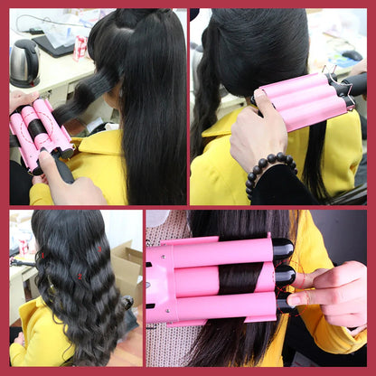 Barrels Hair Curling Iron - WanderMart Co.