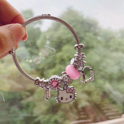 Cartoon Hello Kitty Bracelets Bangles - WanderMart Co.