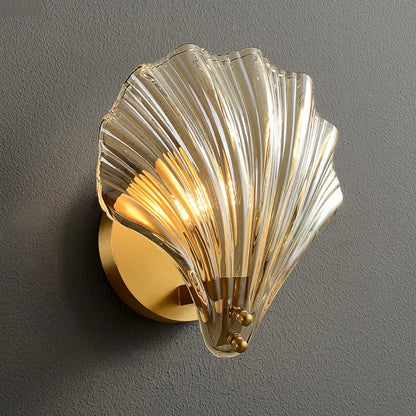 Creative Copper Shell Wall Lamp - WanderMart Co.