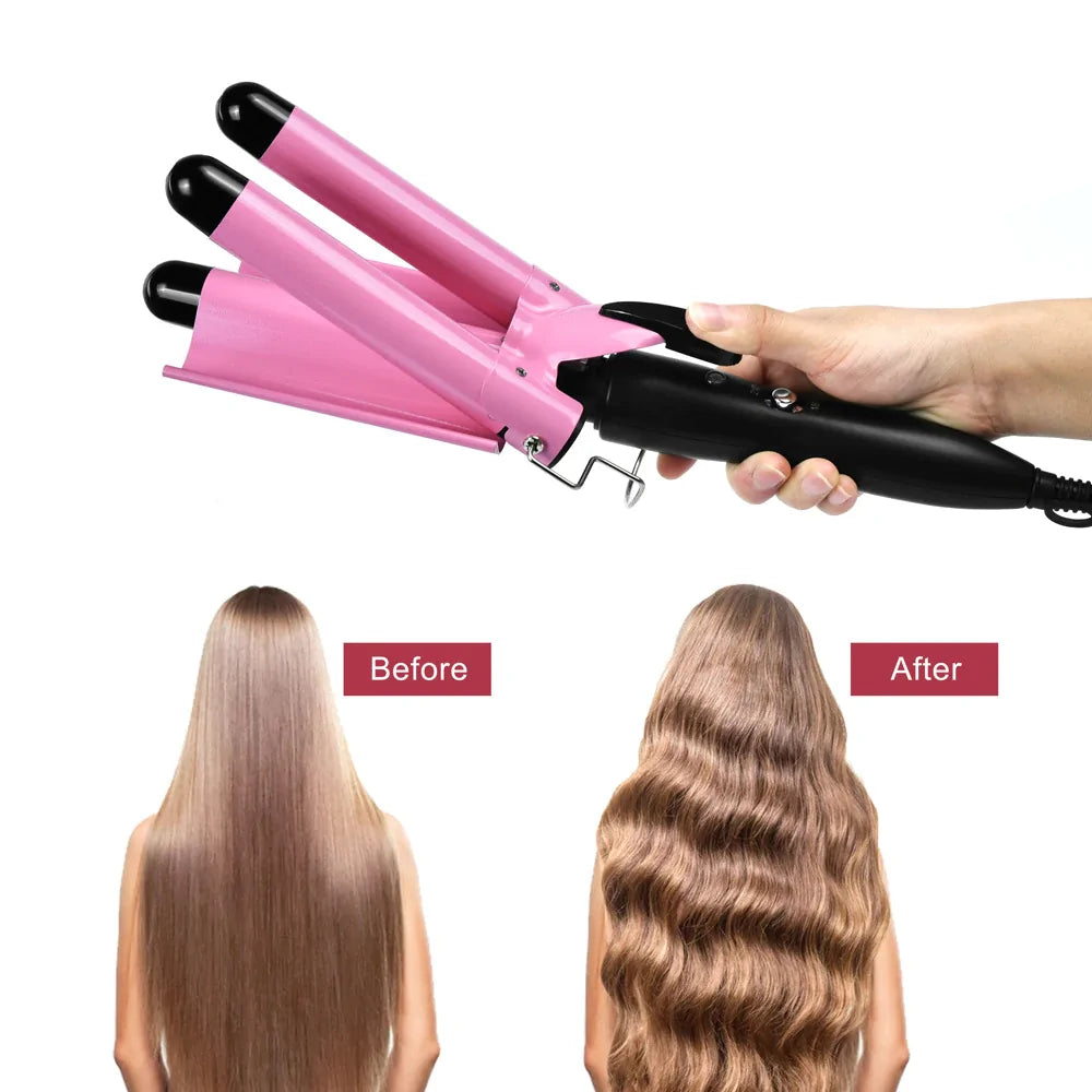 Barrels Hair Curling Iron - WanderMart Co.