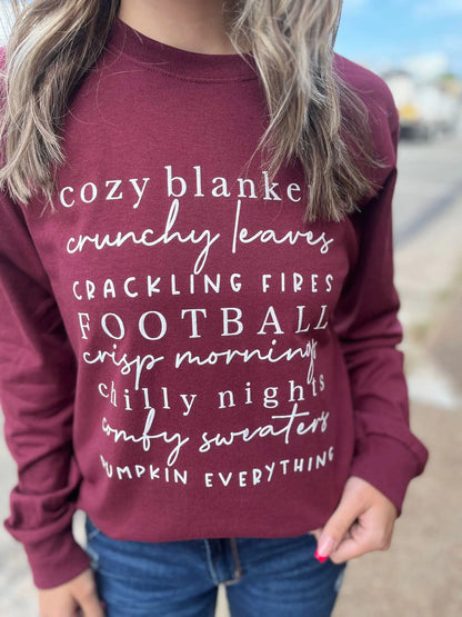 Fall Vibes Long Sleeve Tee - WanderMart Co.