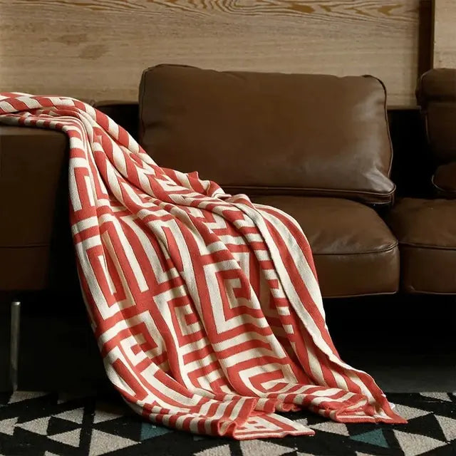 Throw Knitted Blanket - WanderMart Co.