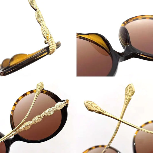 Vintage Round Frame Sunglasses - WanderMart Co.