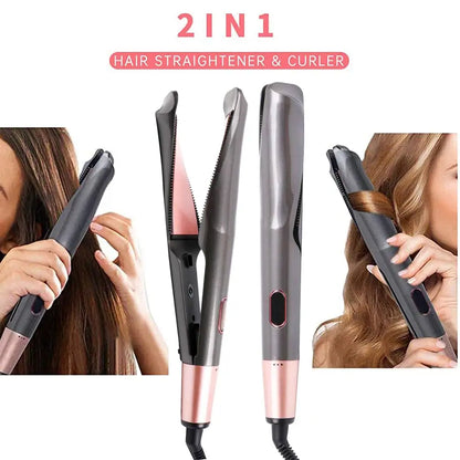 Hair Straightener and Curler - WanderMart Co.