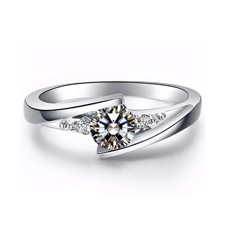 Silver Color Promise Rings - WanderMart Co.