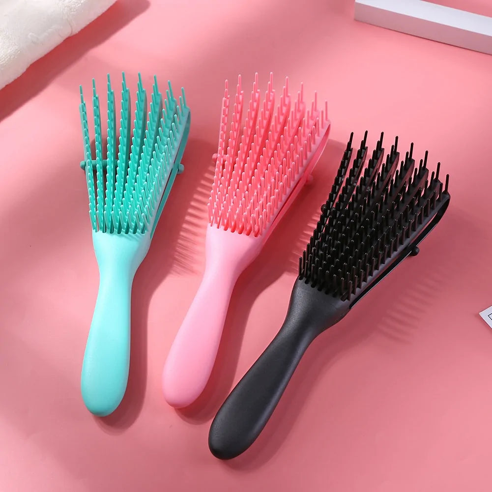 Salon Detangling Brush For Curly Hair - WanderMart Co.