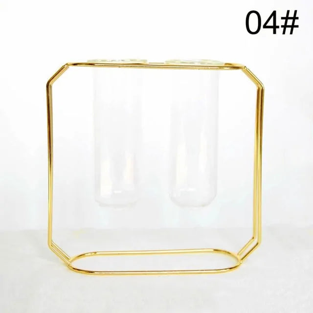 Creative Golden Glass Vase - WanderMart Co.