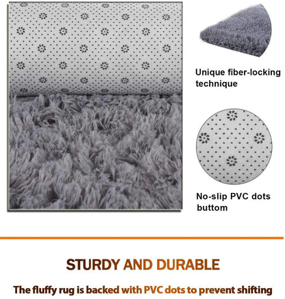 2023 New Warm Thick Round Rug Carpets - WanderMart Co.