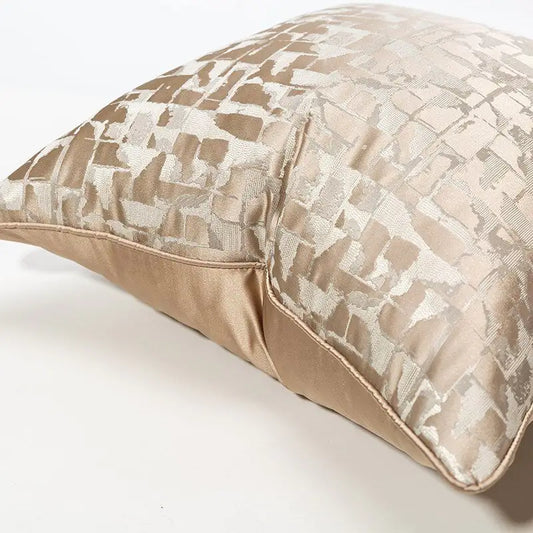 Bronze Jacquard Cushion Cover - WanderMart Co.