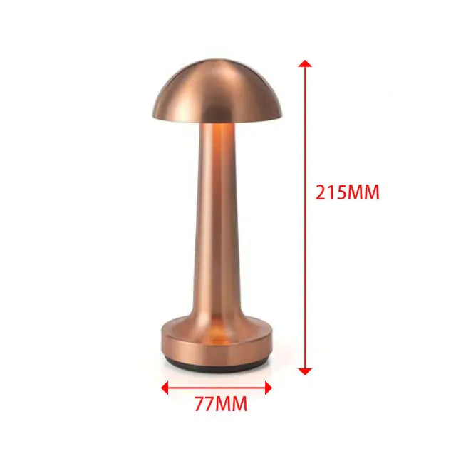 Retro Bar Desk Table Lamp Rechargeable Wireless Touch Sensor Night Light for Restaurant Coffee Bedroom Bedside Home Decor Lamps - WanderMart Co.