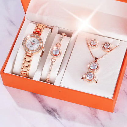 Rose Gold Quartz Wristwatches - WanderMart Co.