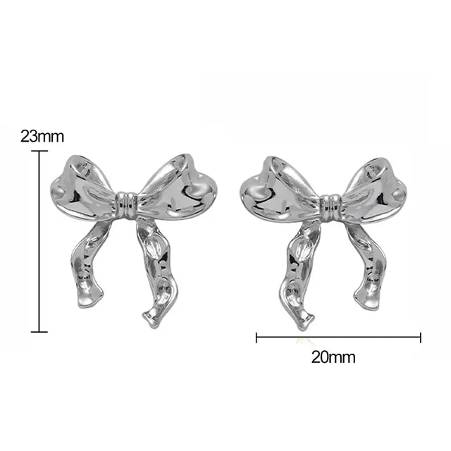 Bowknot Dangle Earrings - WanderMart Co.