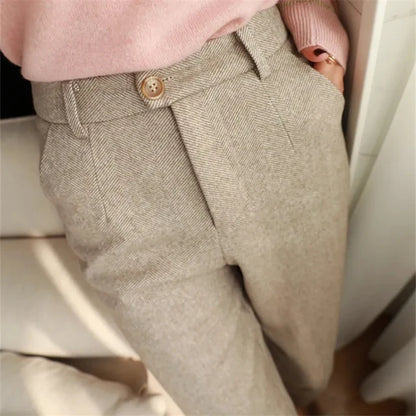 Women's Woolen Pants - WanderMart Co.