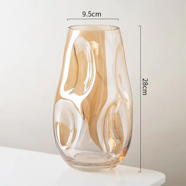 Modern Minimalist Stained Glass Vase - WanderMart Co.