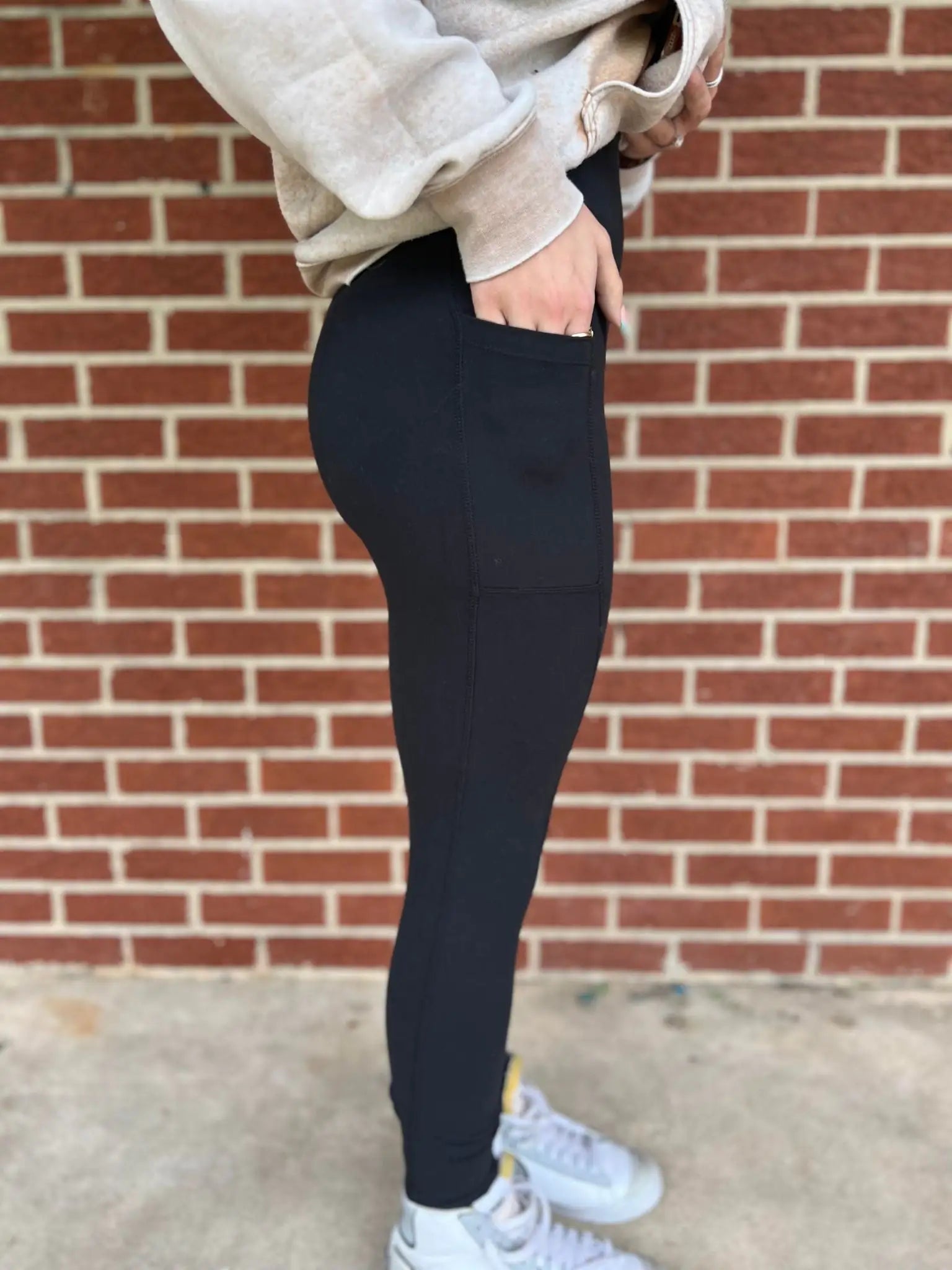 ASK Apparel Butter Soft Black Leggings - WanderMart Co.