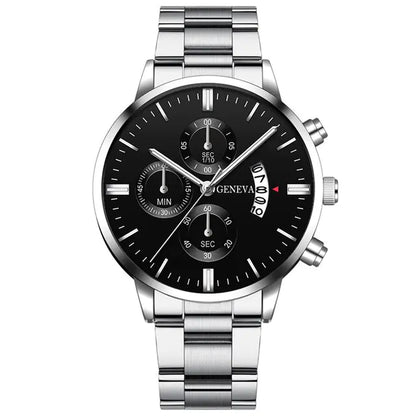 Fashion Men Stainless Steel Watch - WanderMart Co.