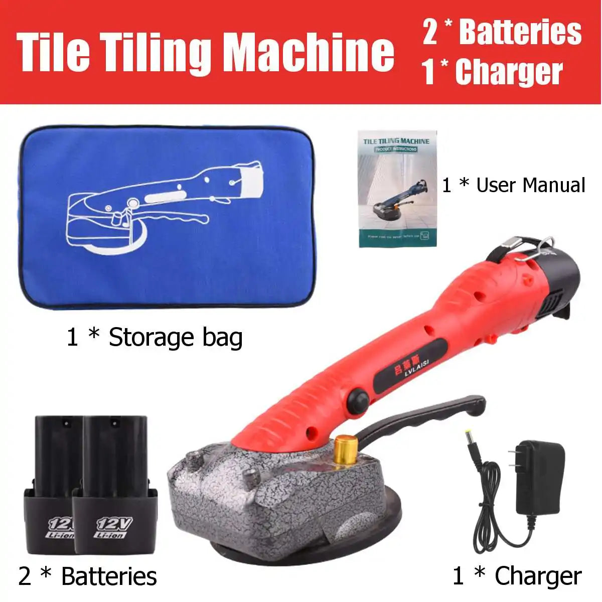 Tile Floor Vibrator Leveling Tool - WanderMart Co.