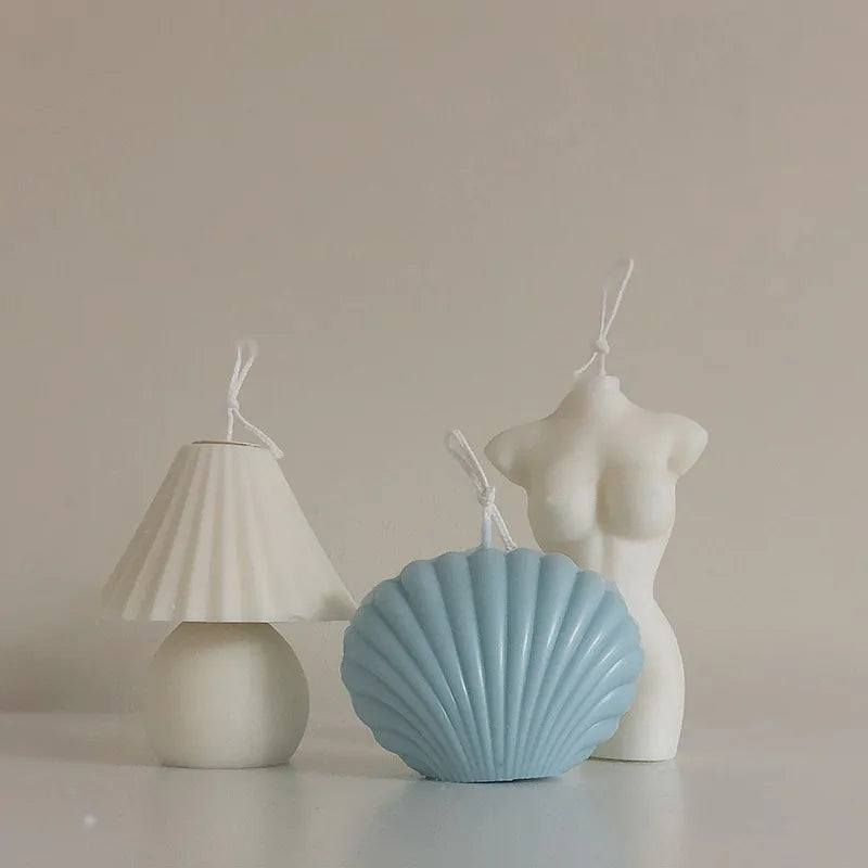 Shell Candle: Versatile Home Decoration & Gift - WanderMart Co.