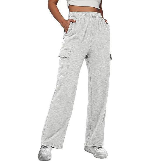 Women's Casual Pocket Overalls: Stylish and Functional Pants - WanderMart Co.