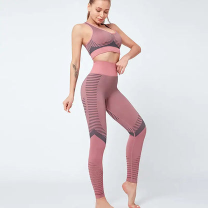 Seamless Yoga Pants Sportswear High Waist Women Gym - WanderMart Co.