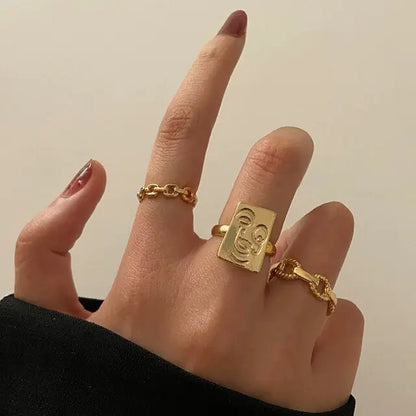 Fashion Boho Crystal Joint Ring Set - WanderMart Co.