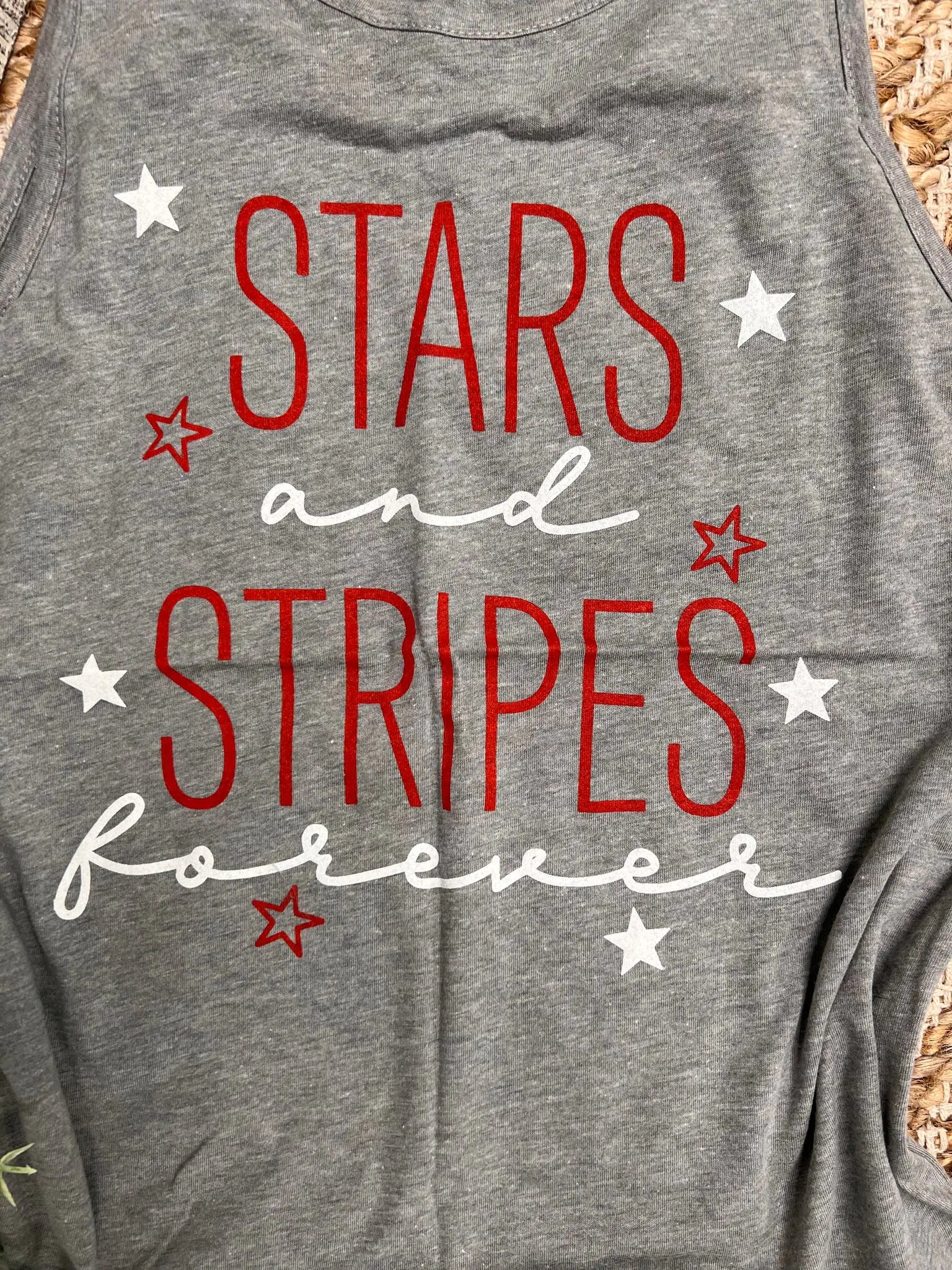 Stars And Stripes Forever Tank - WanderMart Co.