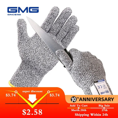 Anti Cut Proof Gloves - WanderMart Co.