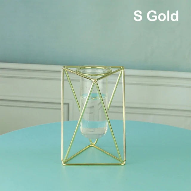 Creative Golden Glass Vase - WanderMart Co.