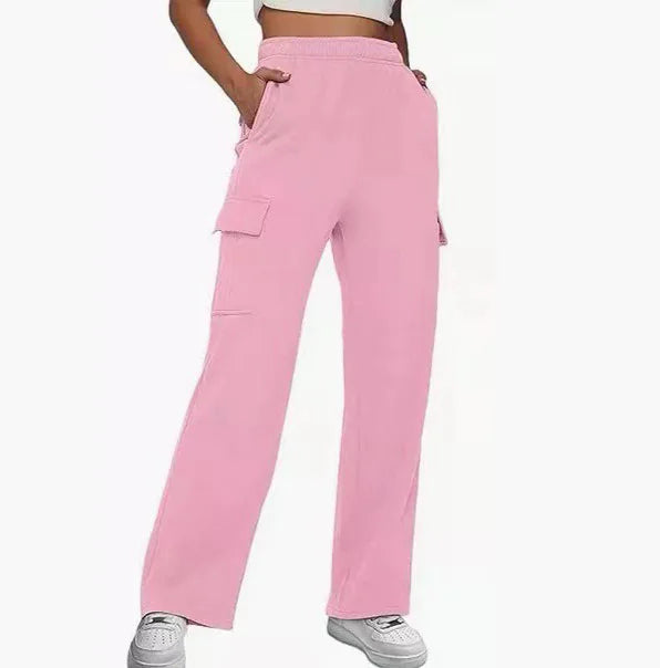 Women's Casual Pocket Overalls: Stylish and Functional Pants - WanderMart Co.