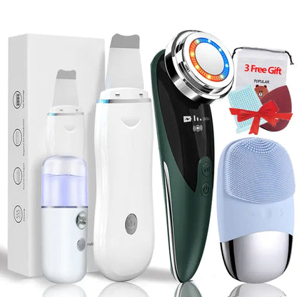 4+3 Kit Ultrasonic Skin Scrubber - WanderMart Co.