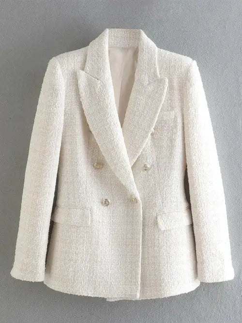 Women Blazer Breasted - WanderMart Co.