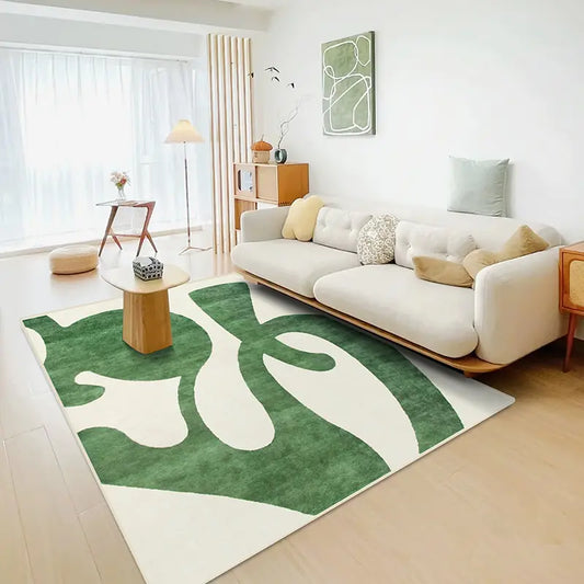 Large Abstract Living Room Carpet - WanderMart Co.