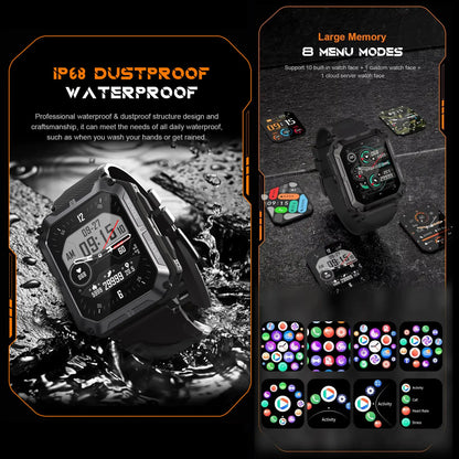 Upgraded Waterproof Smart Watch - WanderMart Co.