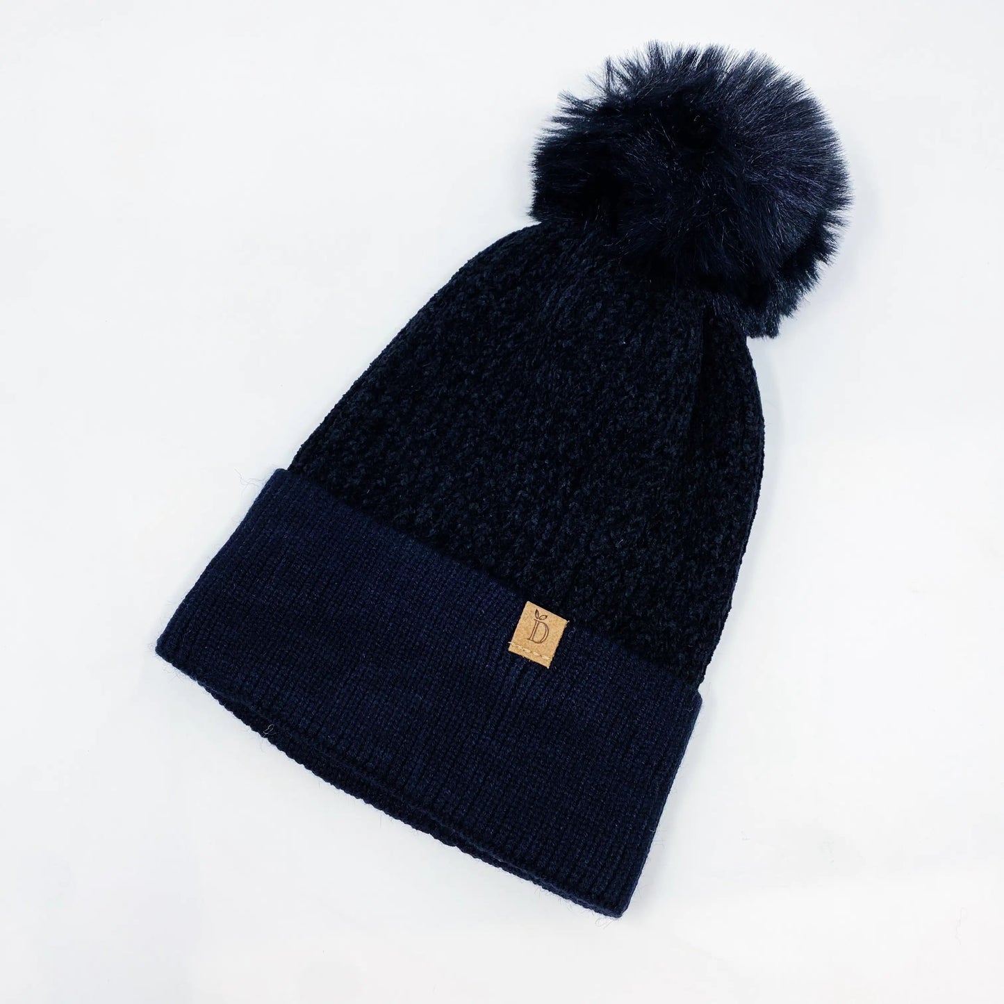 Chenille Pom Beanie - WanderMart Co.