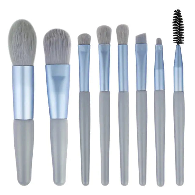 8 Pieces Makeup Brushes Set - WanderMart Co.