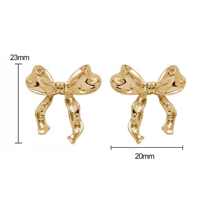 Bowknot Dangle Earrings - WanderMart Co.