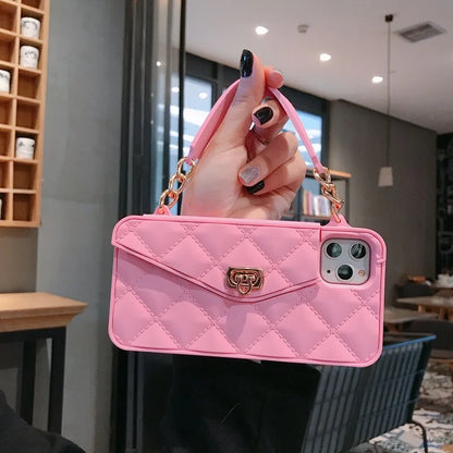 Wallet Case For iPhone With Short Chain - WanderMart Co.