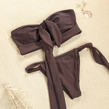 Hollow Out Bikini Set - WanderMart Co.