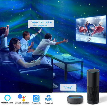 Aurora Galaxy Projector with Bluetooth - WanderMart Co.