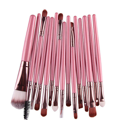 15 Pieces Makeup Brush Set - WanderMart Co.