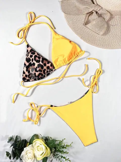 Leopard Bikini - WanderMart Co.