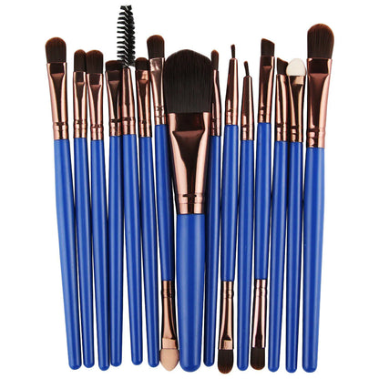 15 Pieces Makeup Brush Set - WanderMart Co.