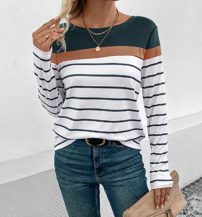 Casual Striped Top - WanderMart Co.