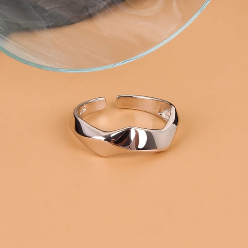 Irregular Geometric Adjustable Rings Set - WanderMart Co.