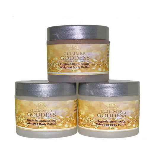 Organic Shimmering Whipped Body Butter Trio - WanderMart Co.